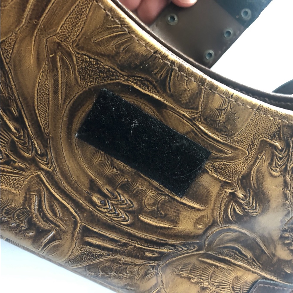 Boho embossed purse - Picture 7 of 11